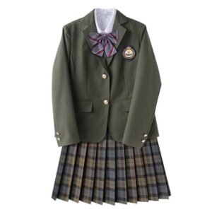 Women Professional Pleated JK Suit School Class Uniform