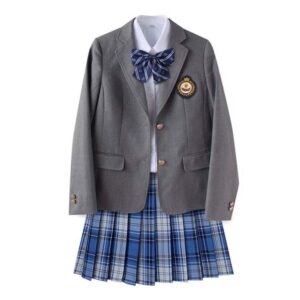 Women Professional Pleated JK Suit School Class Uniform