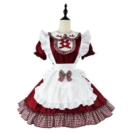 Original Christmas sweet dress lolita maid uniform COS performance clothes outfit