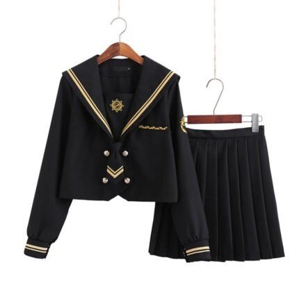 Women Bright Star Orthodox JK Uniform College Style Sailor Suit