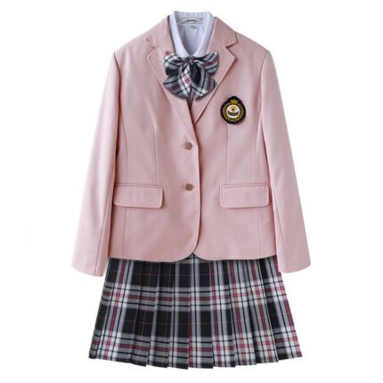 Women Professional Pleated JK Suit School Class Uniform