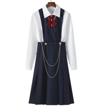 Japanese Student Cute Orthodox JK Uniform Undershirt Vest Skirt