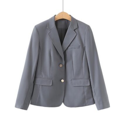 Women Preppy Style JK Uniform School Girl Student Jacket Suit