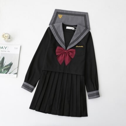 Japanese High School Uniform Student Girls Cute Sailor JK Costumes Suits