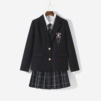 Japanese Preppy Style JK Uniform School Student Sailor Dress Skirt