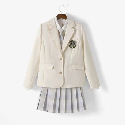 Japanese Preppy Style JK Uniform School Student Sailor Dress Skirt