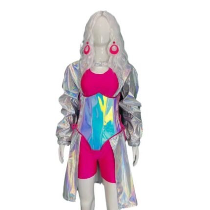 DJ Club Singer Gogo Dancer Laser Jacket Stage Performance Outfit