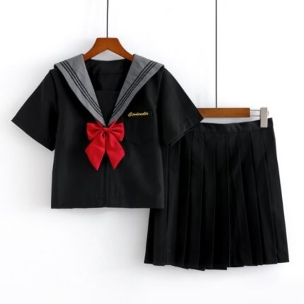 Japanese High School Uniform Student Girls Cute Sailor JK Costumes Suits