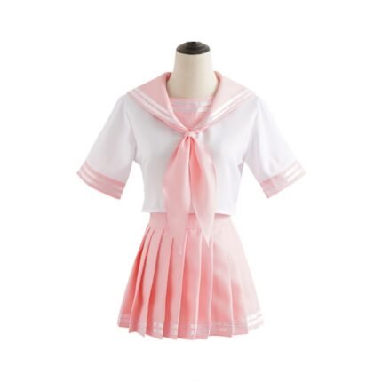 Japanese JK School Student Sailor Uniform Astolfo Anime COSPLAY Clothing