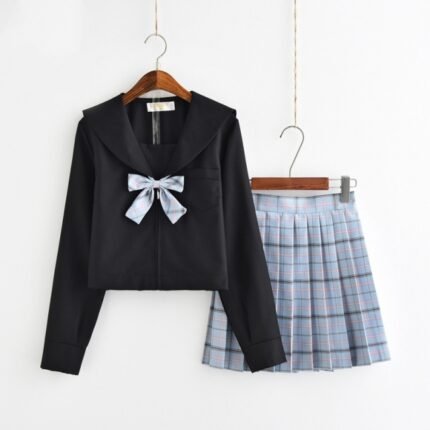 Japanese School Girls Sailor Uniform Student Orthodox JK Clothing