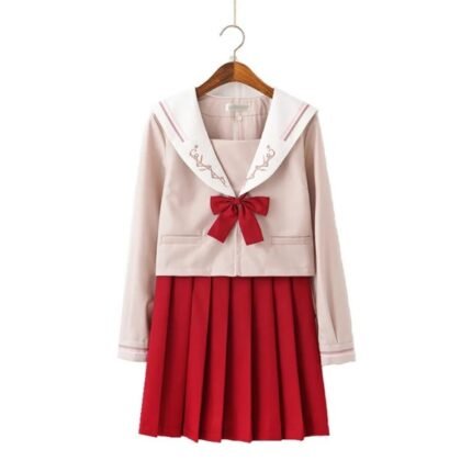 School Girls Long Sleeve Japan JK Uniform Dress Set