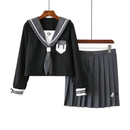 Japanese School Student Clothing Sailor JK Uniform Girl Cute Rabbit Dress
