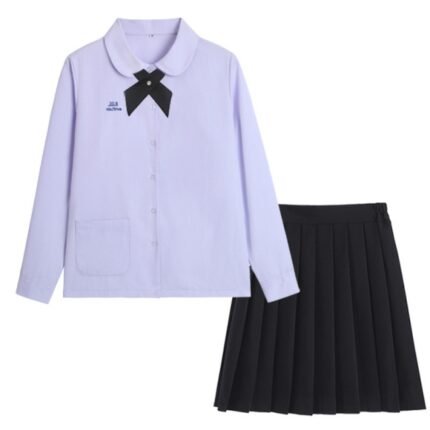 Thai Summer School Uniform Black Dress Suit