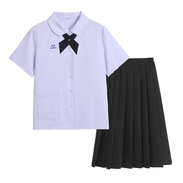 Thai Summer School Uniform Black Dress Suit