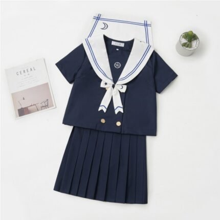 Japanse Sailor Star Moon Uniform High School Students Graduation Class Clothes
