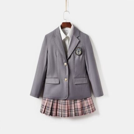 Japanese School Girl JK Uniform Blazer Female College Style Jacket Suits