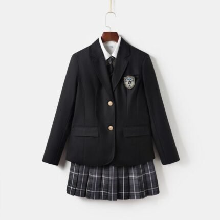 Japanese School Girl JK Uniform Blazer Female College Style Jacket Suits
