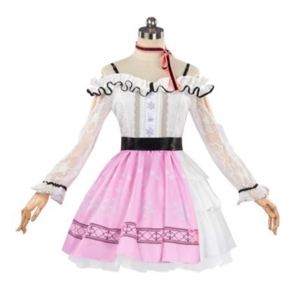 Infinity Nikki Cosplay Costume Pink Cute Lolita Dress