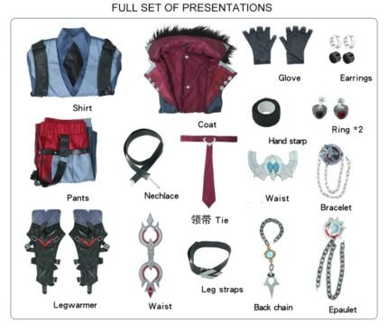 Genshin Impact Lyney Cosplay Costume Anime Style Halloween Outfits