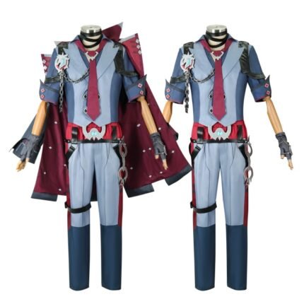 Genshin Impact Lyney Cosplay Costume Anime Style Halloween Outfits