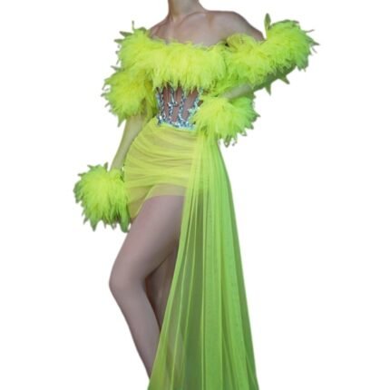 Performance Costume Nightclub Party Dress – Singer, Model, Runway, Birthday, Dinner & Clubwear